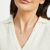 Thumbnail Image 3 of Center of Me Diamond Necklace 1/4 ct tw 10K Yellow Gold 18&quot;