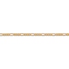 Thumbnail Image 2 of 3.5mm Figaro Chain Necklace Hollow 14K Yellow Gold 18&quot;