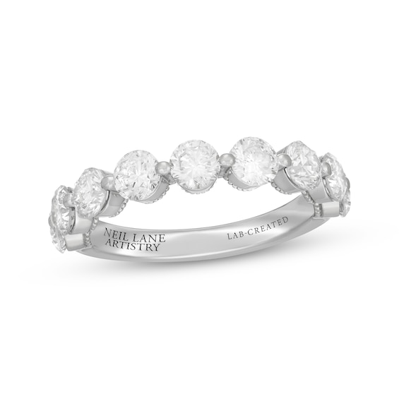 Neil Lane Artistry Lab-Created Diamond Anniversary Band 2 ct tw 14K White Gold