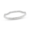 Thumbnail Image 7 of THE LEO Ideal Cut Diamond Contour Wedding Band 1/6 ct tw 14K White Gold