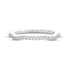 Thumbnail Image 8 of THE LEO Ideal Cut Diamond Contour Wedding Band 1/6 ct tw 14K White Gold