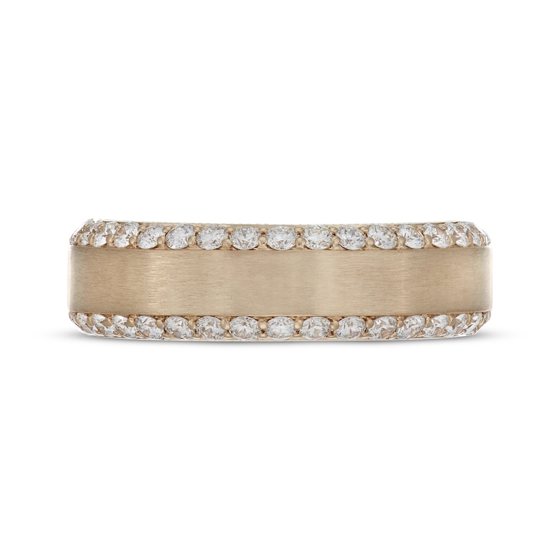 Main Image 3 of Men's Neil Lane Artistry Lab-Grown Diamond Wedding Band 1 ct tw 14K Yellow Gold