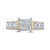 Thumbnail Image 3 of Now + Forever Princess-Cut Diamond Quad Engagement Ring 1-3/4 ct tw 14K Two-Tone Gold