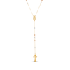 Thumbnail Image 0 of Rosary Necklace 14K Tri-Tone Gold 26"