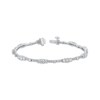 Thumbnail Image 1 of Memories Moments Magic Lab-Grown Diamond Bracelet 3 ct tw 14K White Gold 7&quot;