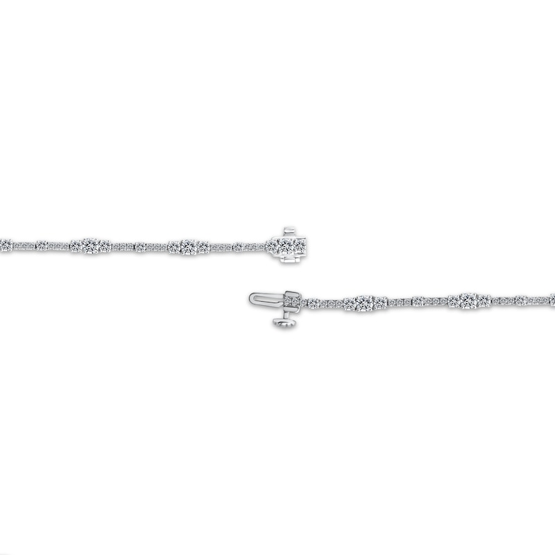 Main Image 3 of Memories Moments Magic Lab-Grown Diamond Bracelet 3 ct tw 14K White Gold 7&quot;