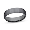 Thumbnail Image 1 of Now + Forever Satin-Finish Wedding Band Dark Gray Tantalum 6mm
