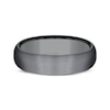 Thumbnail Image 3 of Now + Forever Satin-Finish Wedding Band Dark Gray Tantalum 6mm