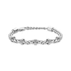 Thumbnail Image 1 of Wheat Chain Station Bracelet Solid Stainless Steel 8.5&quot;