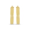 Thumbnail Image 2 of Flat Tube Hoop Earrings 10K Yellow Gold 25mm