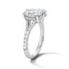 Thumbnail Image 3 of Neil Lane Artistry Oval-Cut & Pear-Shaped Lab-Grown Diamond Toi et Moi Engagement Ring 3-3/8 ct tw 14K White Gold