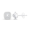 Thumbnail Image 1 of KAY Lab-Grown Diamonds Double Halo Stud Earrings 1/2 ct tw 10K White Gold