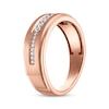 Thumbnail Image 2 of Now + Forever Men's Diamond Wedding Band 1/5 ct tw 10K Rose Gold