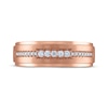 Thumbnail Image 3 of Now + Forever Men's Diamond Wedding Band 1/5 ct tw 10K Rose Gold
