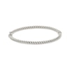 Thumbnail Image 1 of Reaura Twist Bangle Bracelet Repurposed 14K White Gold