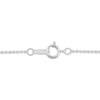 Thumbnail Image 3 of Multi-Diamond Circle Necklace 1/10 ct tw 10K White Gold 18"