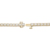 Thumbnail Image 3 of Men's Lab-Grown Diamond Tennis Bracelet 6 ct tw 10K Yellow Gold 8.5"