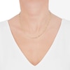 Thumbnail Image 4 of Charmed Memories Paperclip Chain Necklace 3.5mm Hollow 10K Yellow Gold 18&quot;