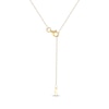 Thumbnail Image 4 of Pear-Shaped Diamond Three-Row Loop Necklace 1 ct tw 10K Yellow Gold 18&quot;