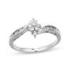 Thumbnail Image 1 of Multi-Diamond Cluster Promise Ring 1/6 ct tw Sterling Silver