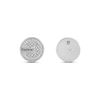 Thumbnail Image 3 of True Fans Pittsburgh Steelers 1/15 ct tw Diamond Logo Stud Earrings Sterling Silver