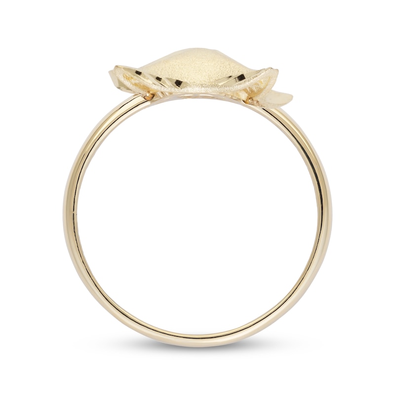 Main Image 2 of Starfish Ring 14K Yellow Gold