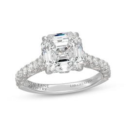 Neil Lane Artistry Square Emerald-Cut Lab-Grown Diamond Engagement Ring 4-5/8 ct tw Platinum