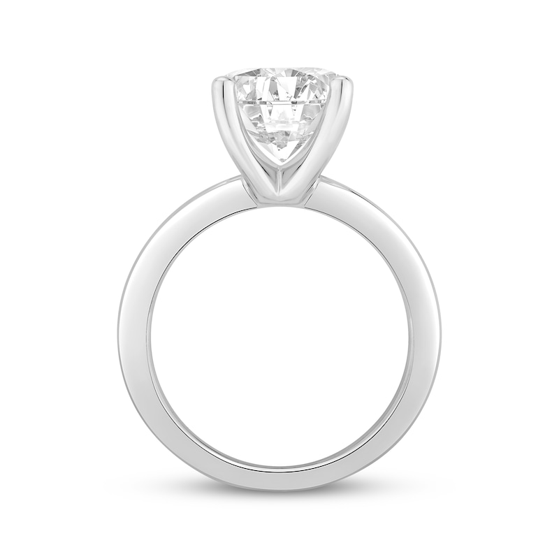 Main Image 2 of Lab-Grown Diamonds Round-Cut Solitaire Engagement Ring 4 ct tw 14K White Gold (F/VS2)