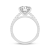 Thumbnail Image 3 of Lab-Grown Diamonds Pear-Shaped Engagement Ring 2-3/4 ct tw Platinum