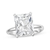 Thumbnail Image 1 of Now + Forever Lab-Grown Diamonds Radiant-Cut Solitaire Engagement Ring 4 ct tw 14K White Gold (F/SI2)