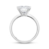 Thumbnail Image 3 of Now + Forever Lab-Grown Diamonds Radiant-Cut Solitaire Engagement Ring 4 ct tw 14K White Gold (F/SI2)