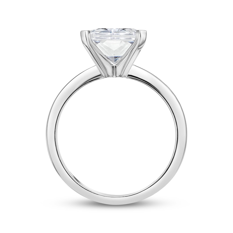Main Image 3 of Now + Forever Lab-Grown Diamonds Radiant-Cut Solitaire Engagement Ring 4 ct tw 14K White Gold (F/SI2)