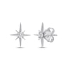Thumbnail Image 1 of KAY Lab-Grown Diamonds Solitaire Star Stud Earrings 1/10 ct tw Sterling Silver