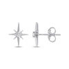 Thumbnail Image 3 of KAY Lab-Grown Diamonds Solitaire Star Stud Earrings 1/10 ct tw Sterling Silver
