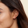 Thumbnail Image 4 of KAY Lab-Grown Diamonds Solitaire Star Stud Earrings 1/10 ct tw Sterling Silver