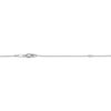 Thumbnail Image 4 of Cushion-Cut Amethyst & White Lab-Created Sapphire Solitaire Hidden Halo Necklace Sterling Silver 18"