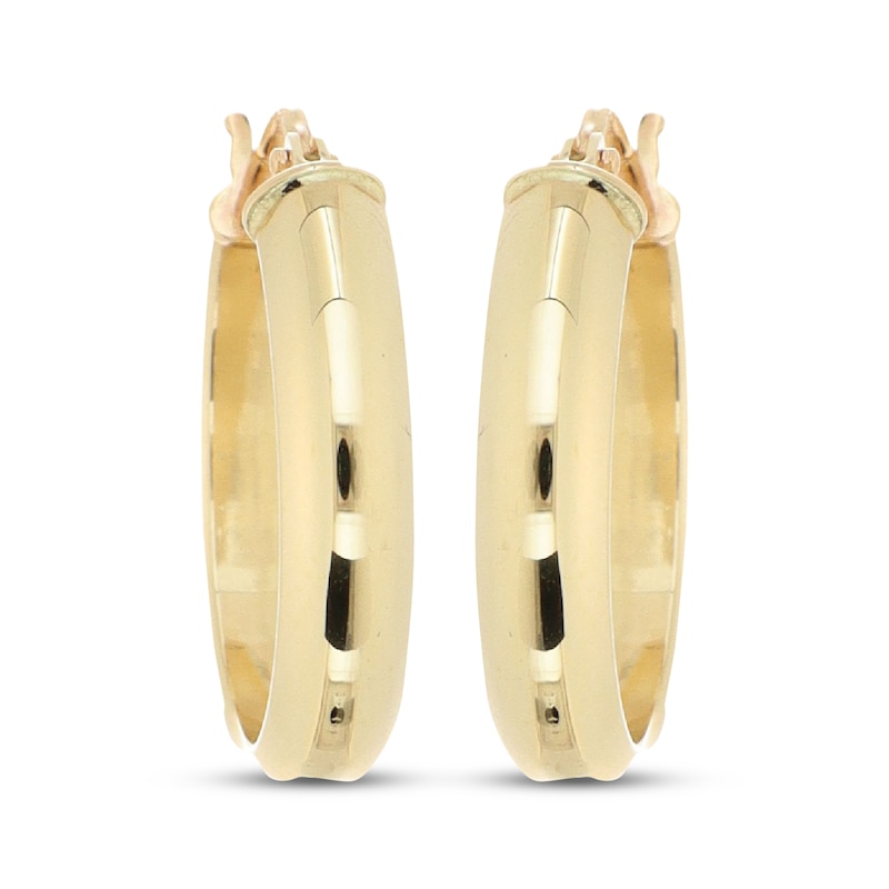 Main Image 2 of Reaura Huggie Hoop Earrings Repurposed 14K Yellow Gold 18.3mm