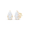 Thumbnail Image 1 of KAY Lab-Grown Diamonds Pear-Shaped Multi-Stone Teardrop Stud Earrings 1 ct tw 10K Yellow Gold