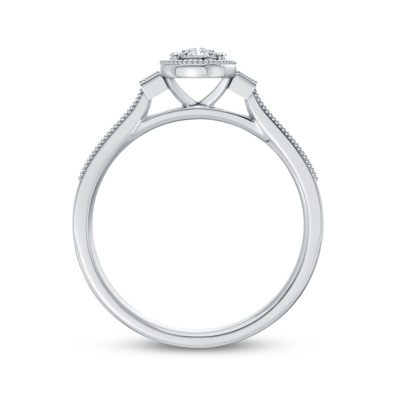Main Image 3 of Diamond Promise Ring 1/5 ct tw Sterling Silver