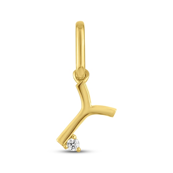STUDIO BY KAY Lab-Grown Diamond Accent Aries Zodiac Charm 24K Yellow Gold Vermeil Sterling Silver