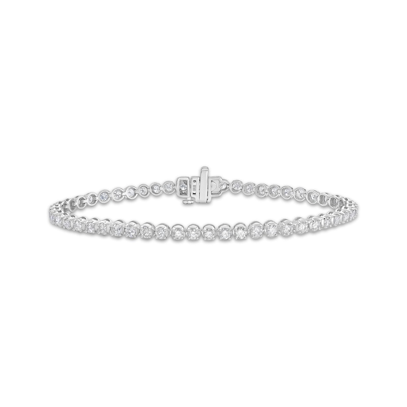 Main Image 1 of Diamond Tennis Bracelet 3 ct tw 10K White Gold 7"