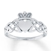 Thumbnail Image 1 of Claddagh Ring 14K White Gold