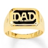 Thumbnail Image 0 of Men's Dad Ring Black Onyx with Diamonds 14K Yellow Gold