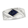 Thumbnail Image 0 of Le Vian Men's Sapphire Ring 1/6 ct tw Diamonds 14K Vanilla Gold