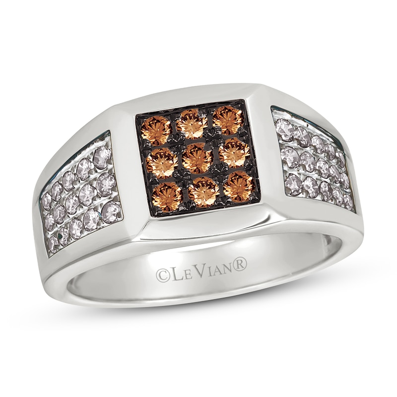 Main Image 1 of Le Vian Men's Diamond Ring 7/8 ct tw 14K Vanilla Gold