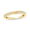 Thumbnail Image 7 of Now + Forever Diamond &quot;X&quot; Wedding Band 1/5 ct tw 10K Yellow Gold