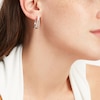 Thumbnail Image 3 of Unstoppable Love Diamond Three-Row Split Hoop Earrings 1 ct tw 10K White Gold