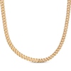 Thumbnail Image 1 of Cuban Curb Chain Necklace Hollow 10K Yellow Gold 24&quot;
