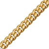 Thumbnail Image 2 of Cuban Curb Chain Necklace Hollow 10K Yellow Gold 24&quot;