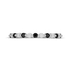 Thumbnail Image 3 of Neil Lane Black & White Diamond Anniversary Ring 1/2 ct tw 14K White Gold
